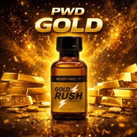 PWD GOLD RUSH 30ml 金鑽Poppers標準黑蓋通用款